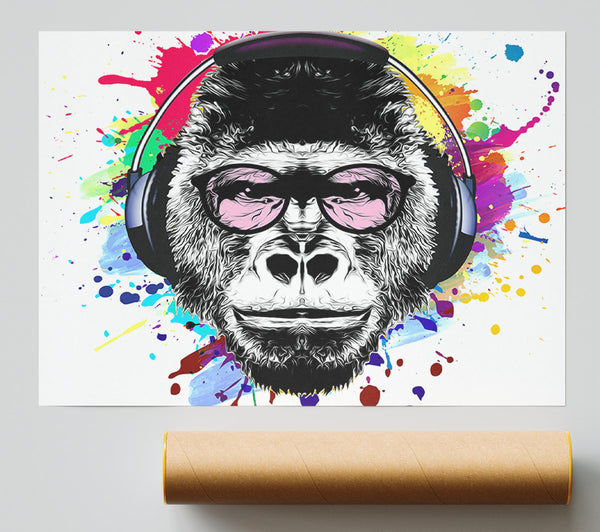 Gorilla Glasses Paint Splatter