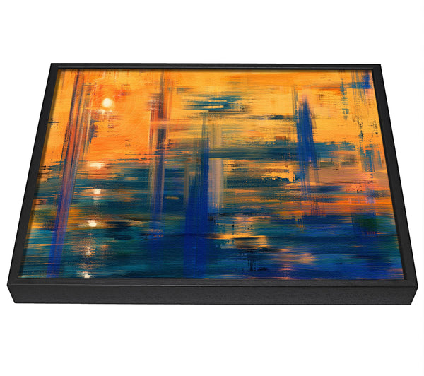 A picture of a The Sunrise Opening framed canvas print sold by Wallart-Direct.co.uk