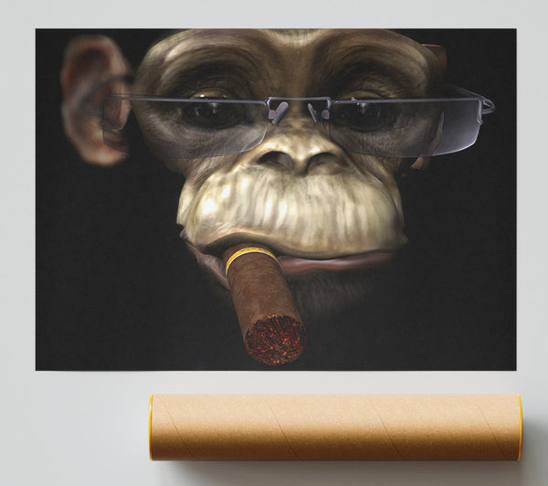 The Chimp Cigar Smoker