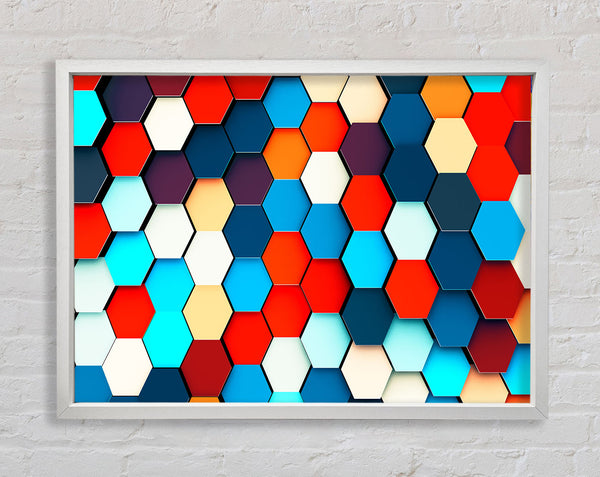 Honeycomb Pattern Grid