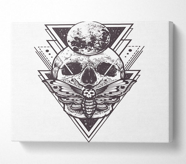 Death Moth Skull Triangles