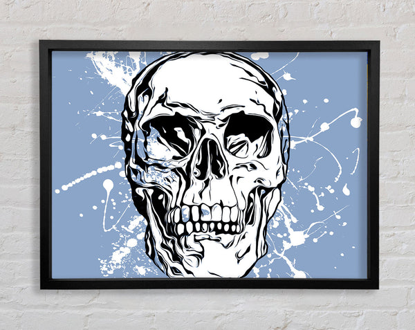 The White Splatter Skull