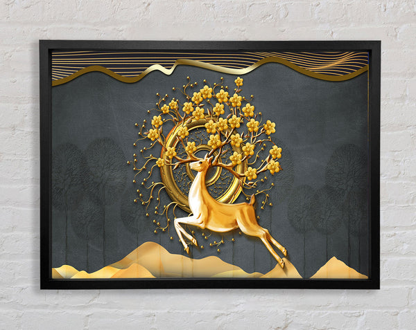 The Gold Flower Stag Tree