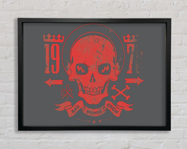 Retro Skull Red