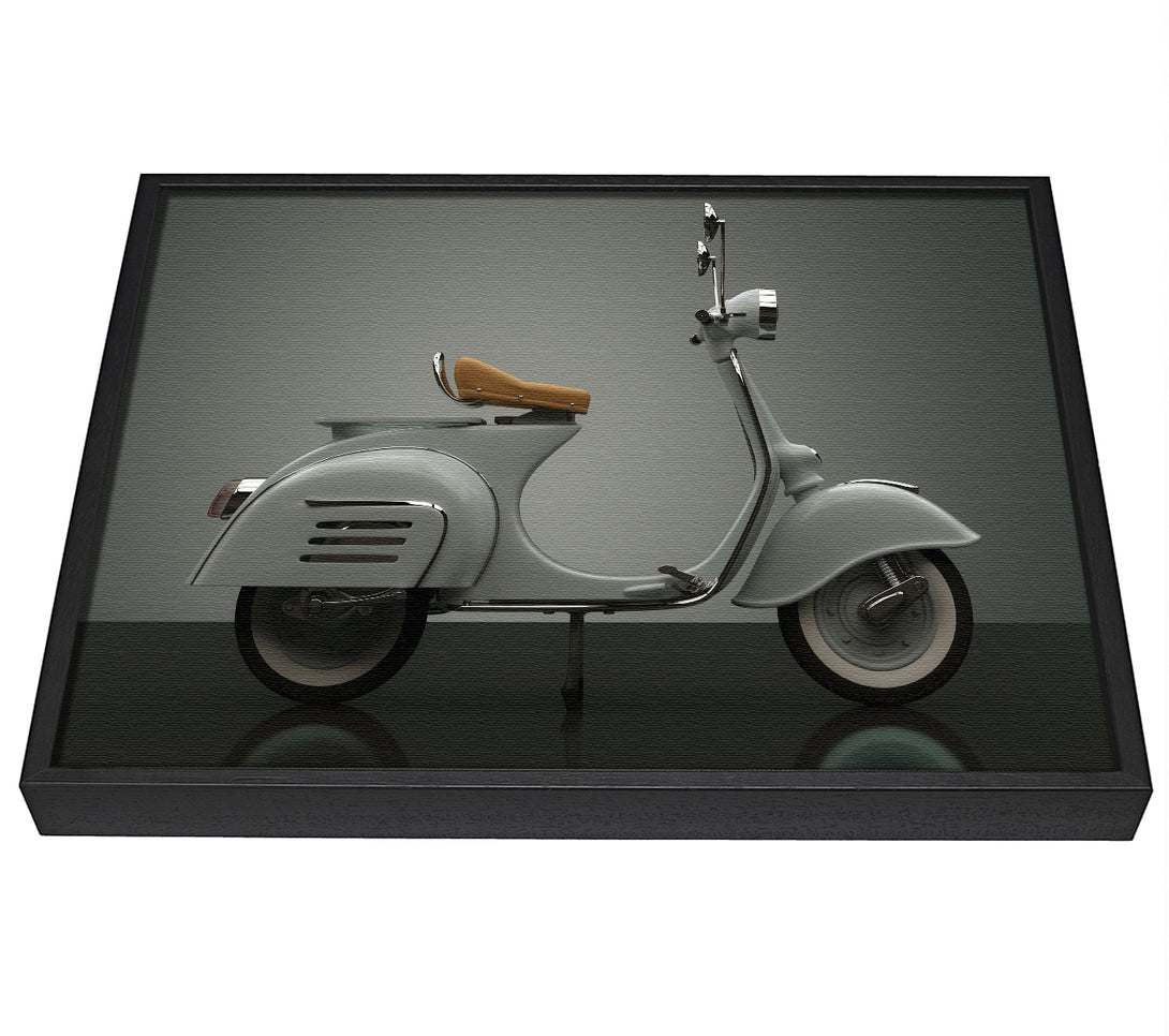 A picture of a The Awesome Scooter framed canvas print sold by Wallart-Direct.co.uk