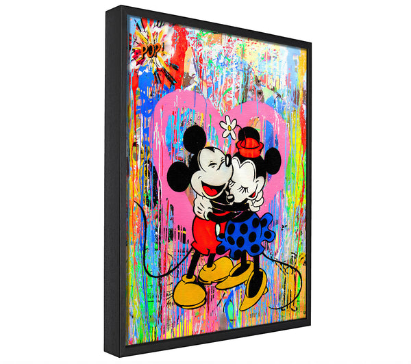 A picture of a Your Favourite Mice framed canvas print sold by Wallart-Direct.co.uk