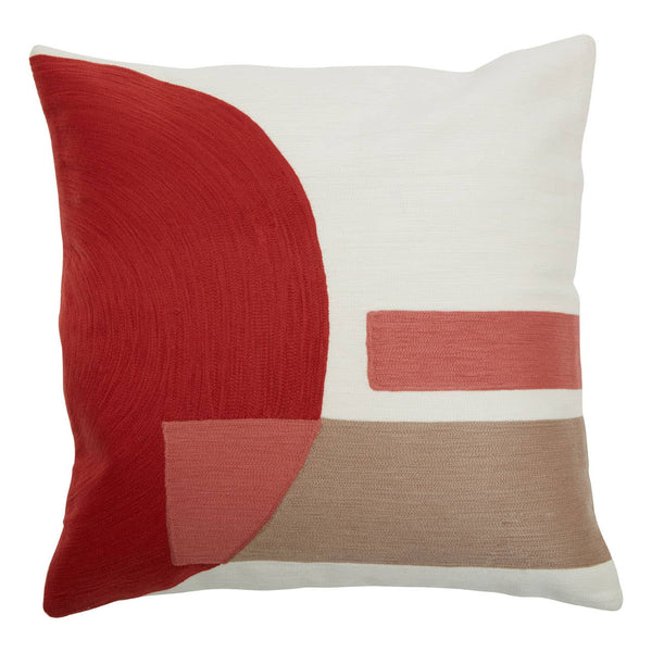 Bosie Ozella Cushion in Red and White Tonal