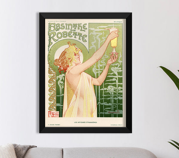 Absinthe Robette Gold Foil Print