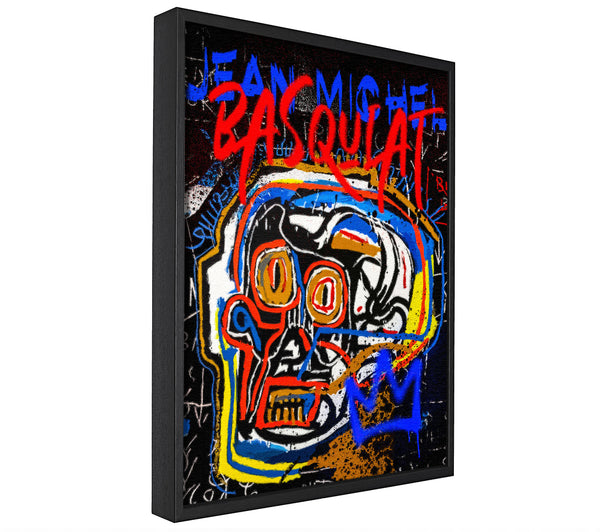 A picture of a Jean Michel Basquiat Skull framed canvas print sold by Wallart-Direct.co.uk