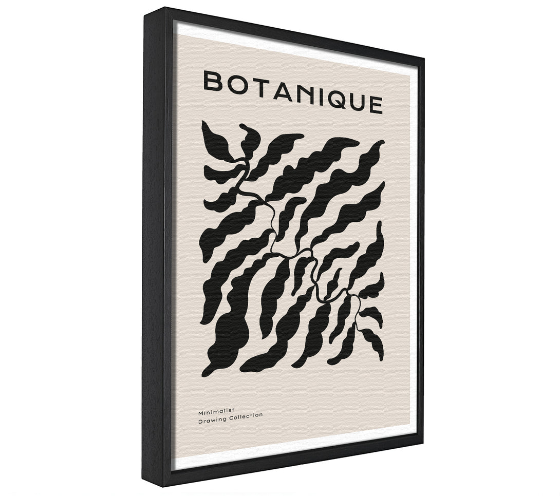 A picture of a Botanique Bohemian Leaves framed canvas print sold by Wallart-Direct.co.uk