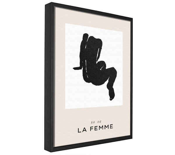 A picture of a La Femme Body framed canvas print sold by Wallart-Direct.co.uk