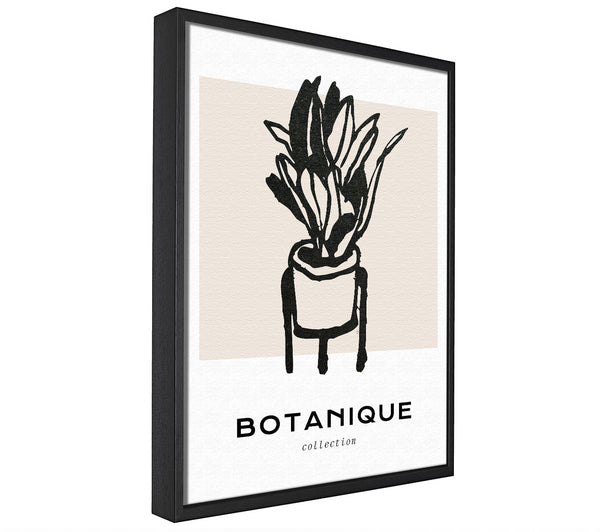 A picture of a Botanique Flower Vase framed canvas print sold by Wallart-Direct.co.uk