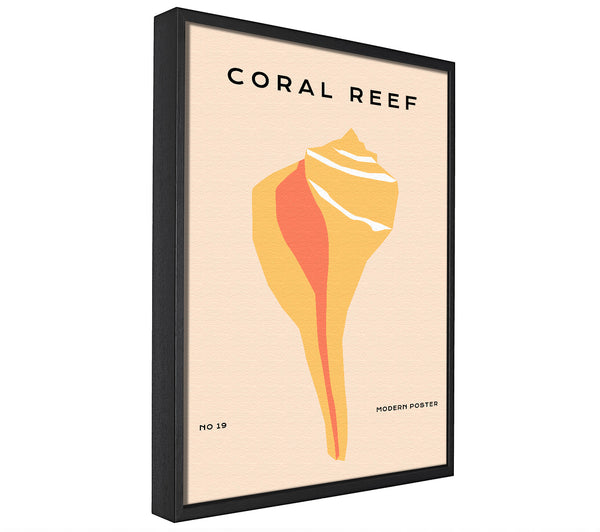 A picture of a The Coral Reef framed canvas print sold by Wallart-Direct.co.uk