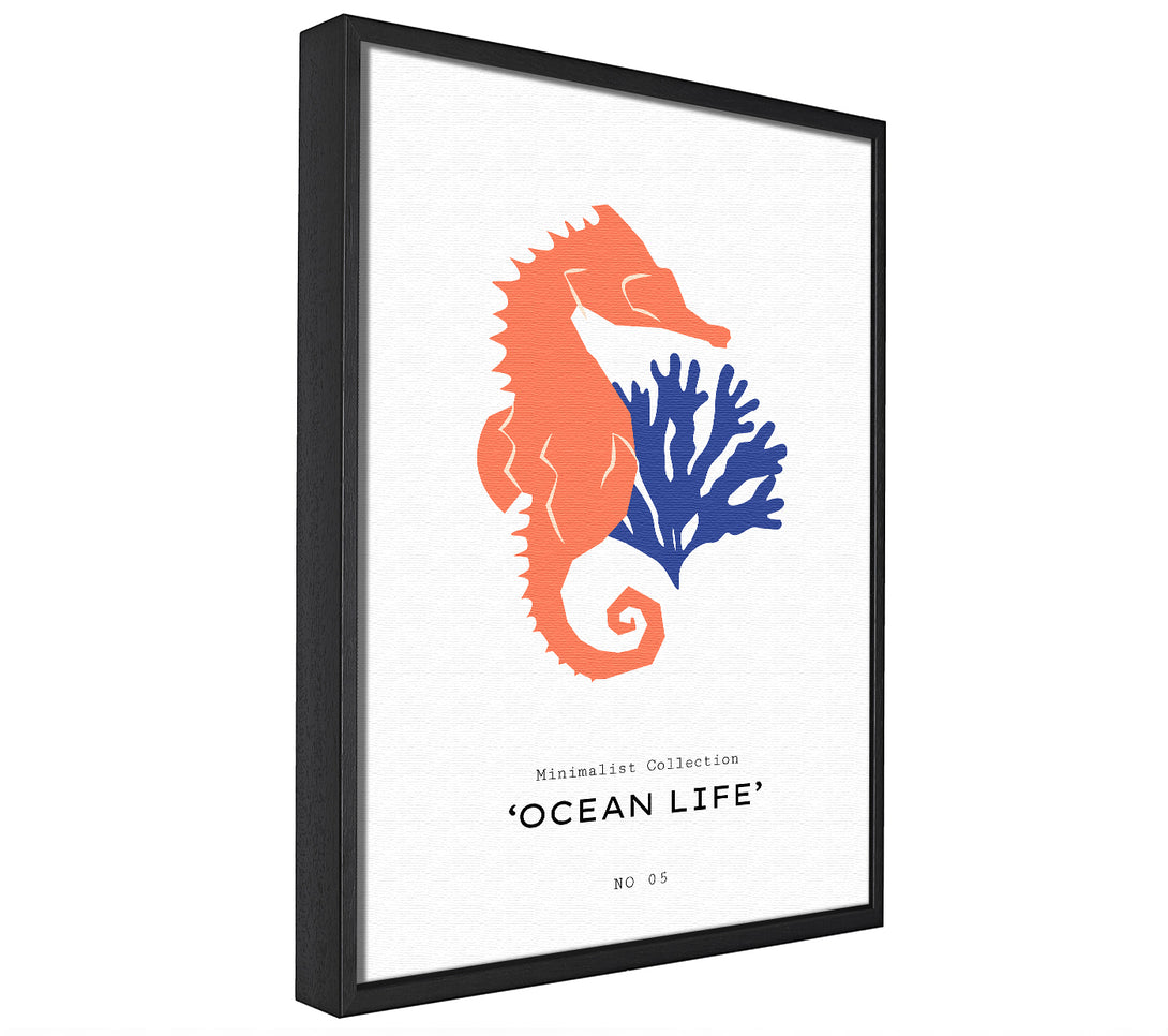 A picture of a Ocean Life framed canvas print sold by Wallart-Direct.co.uk