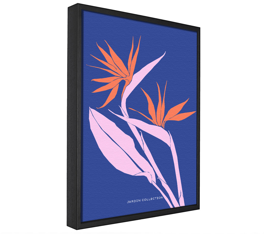 A picture of a Bird Of Paradise Flower framed canvas print sold by Wallart-Direct.co.uk