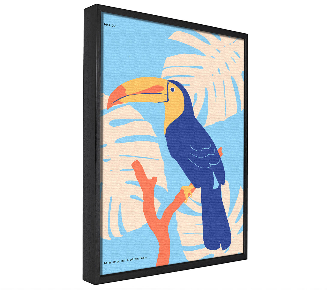 A picture of a Paradise Toucan framed canvas print sold by Wallart-Direct.co.uk