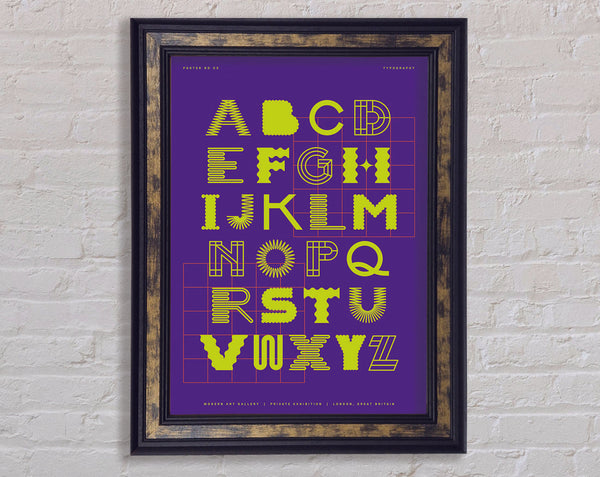 Alphabet Modern Funky