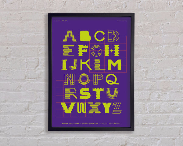 Alphabet Modern Funky