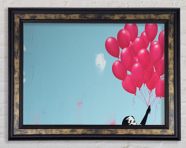 Balloon Girl Pink Banksy