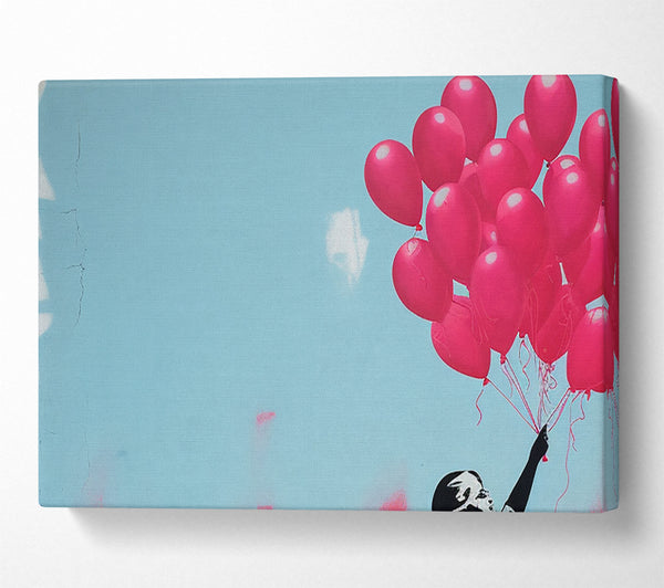 Balloon Girl Pink Banksy