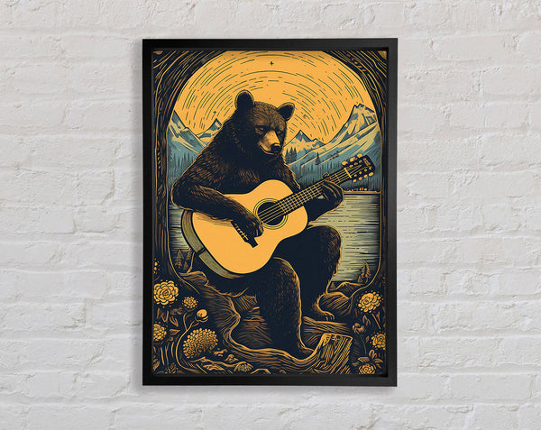 Bear Playing Guitar