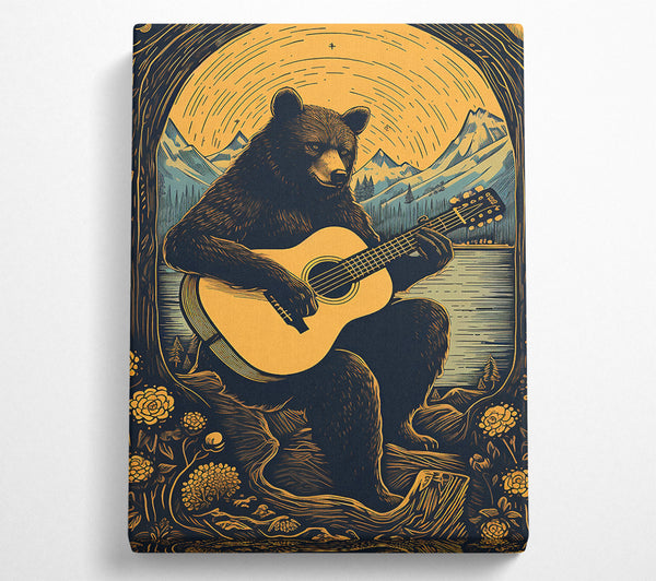 Bear Playing Guitar