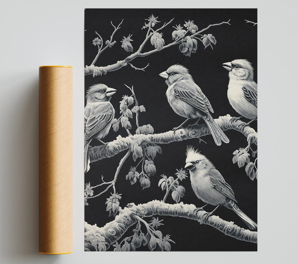 Birds In A Tree