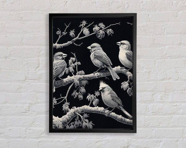 Birds In A Tree