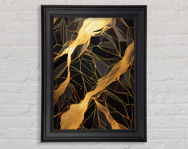 Black And Gold Marble