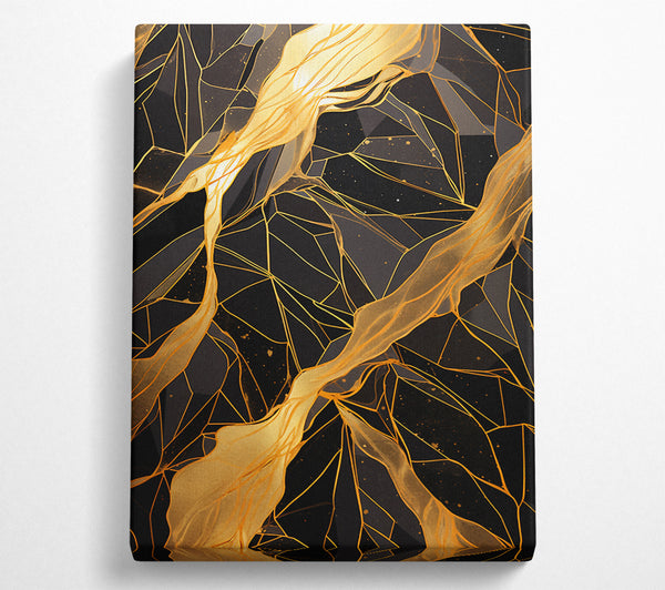 Black And Gold Marble