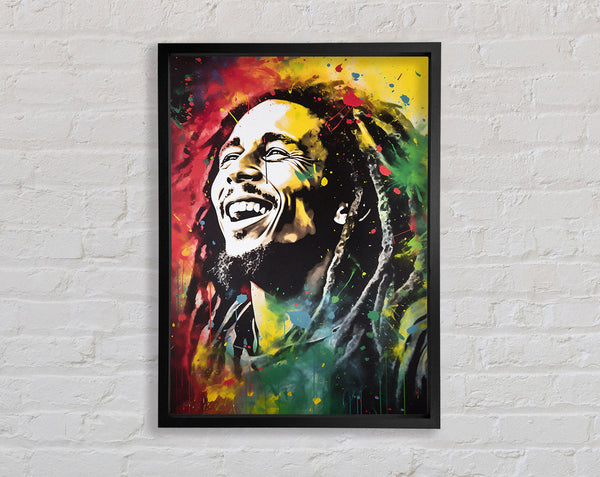 Bob Marley Watercolour Splash