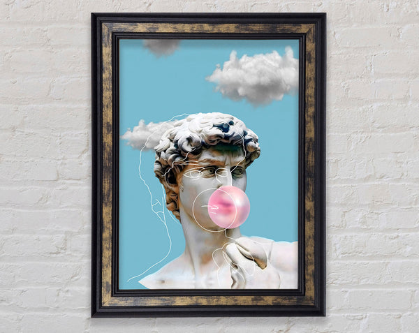 Bubblegum Greek Statue