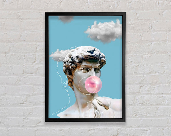 Bubblegum Greek Statue