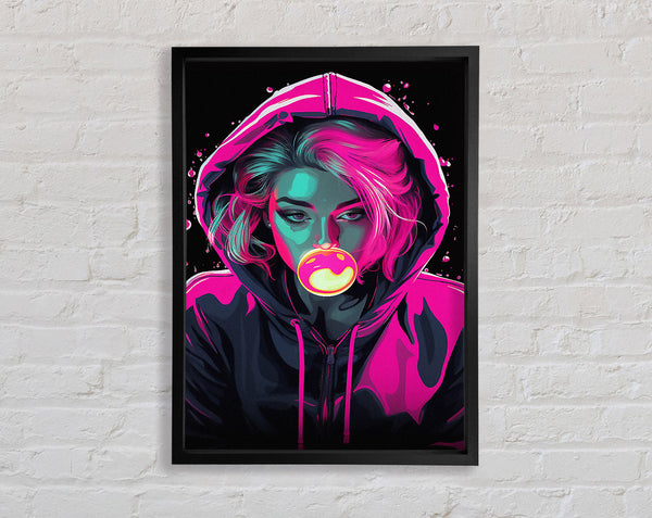 Bublegum Girl Hoodie Cyberpunk Girl