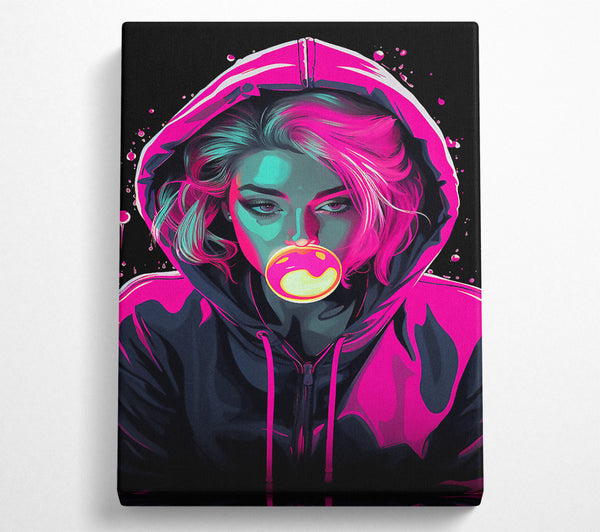 Bublegum Girl Hoodie Cyberpunk Girl