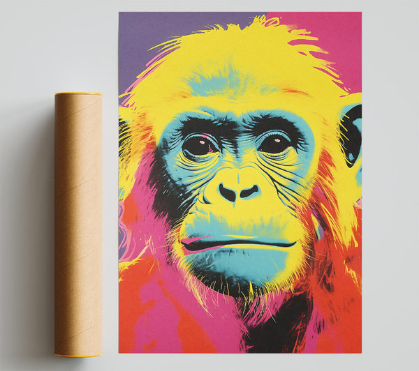 Chimp Popart