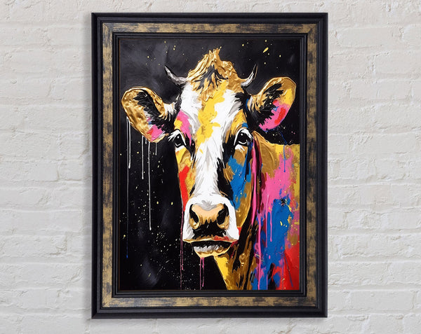 Cow Paint Splash