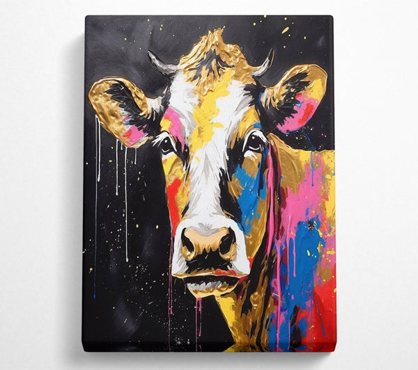 Cow Paint Splash