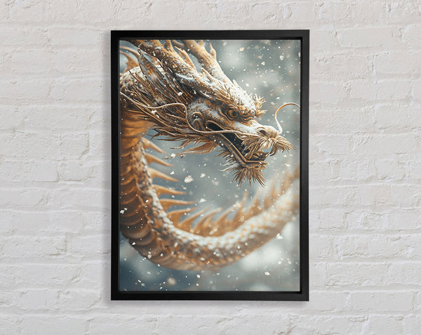 Dragon In The Snow Sky