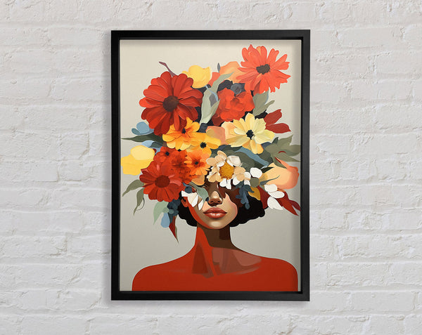 Flower Head Lady