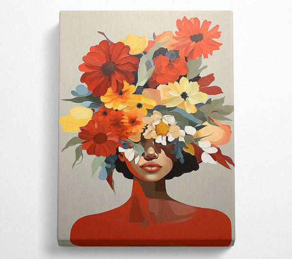 Flower Head Lady