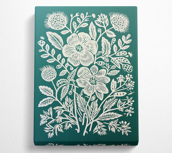 Flower Lino Print