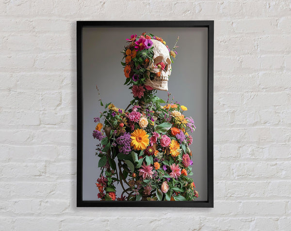 Flowers On A Skeleton