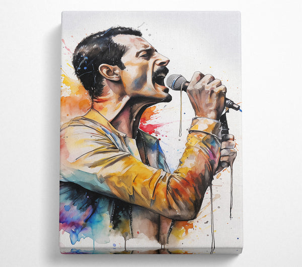 Freddie Mercury Watercolour