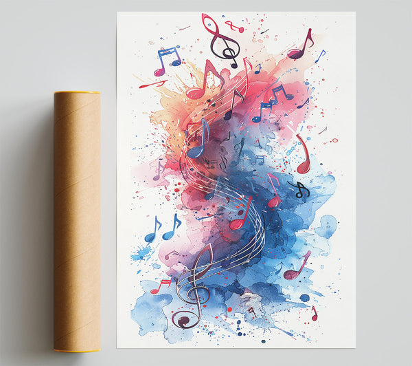 Blue Watercolor Symphony