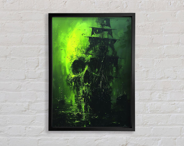 Ghostship Skull Green