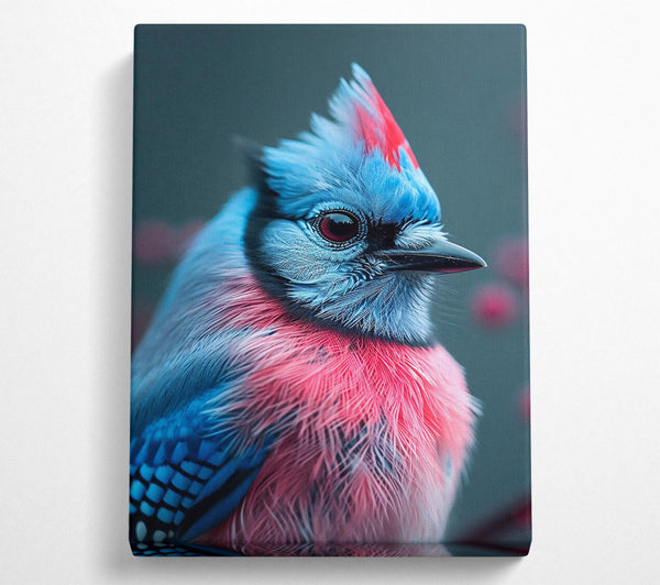 Azure Bird Portrait