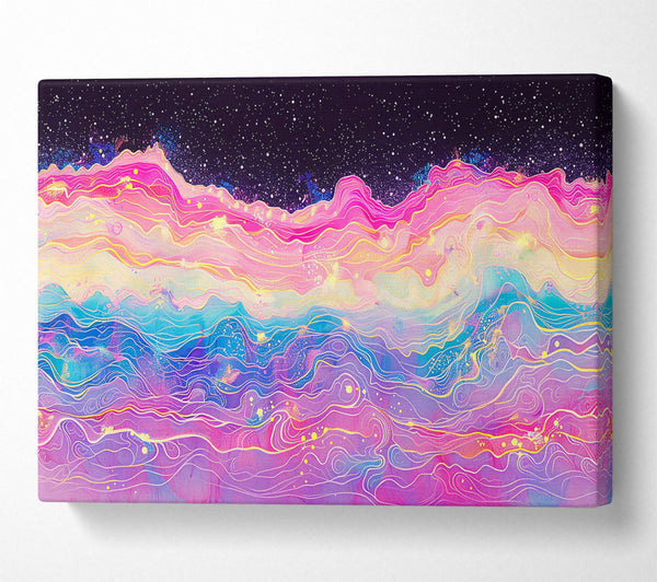 Pink Cosmic Waves