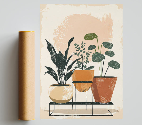 Peach Plant Stand