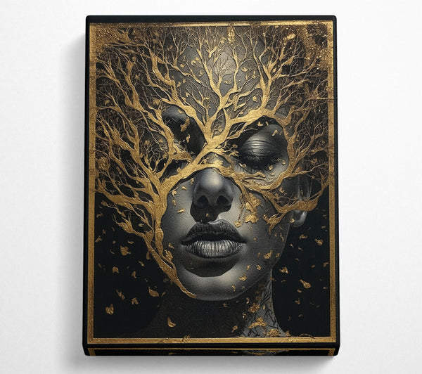 Gold Tree Face